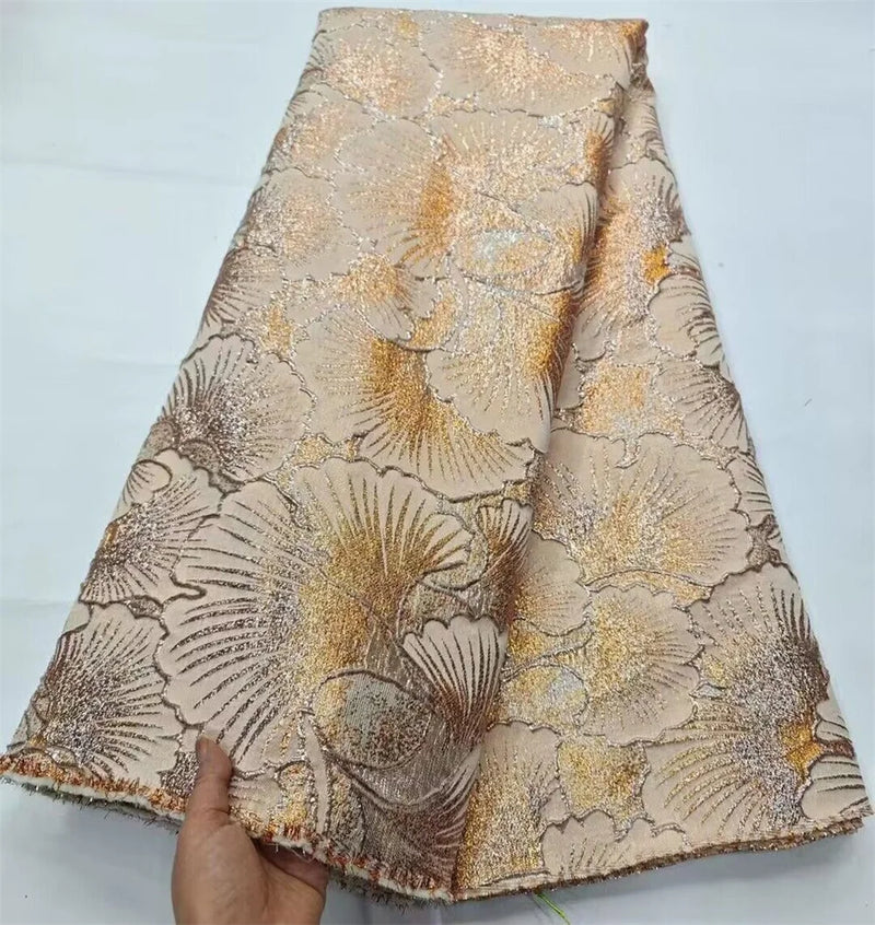 New African Jacquard Brocade Luxury Fabric