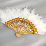 Double side African Feather Big fan