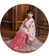 Children Kimono China Traditional Vintage Ethnic Antique Dress