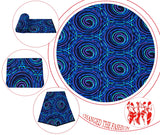 New Blue African Wax Fabrics