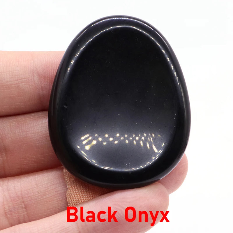 Natural Palm Gemstone Worry Thumb Stone