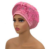 New Elegant African Autogele Women's Turban Cap