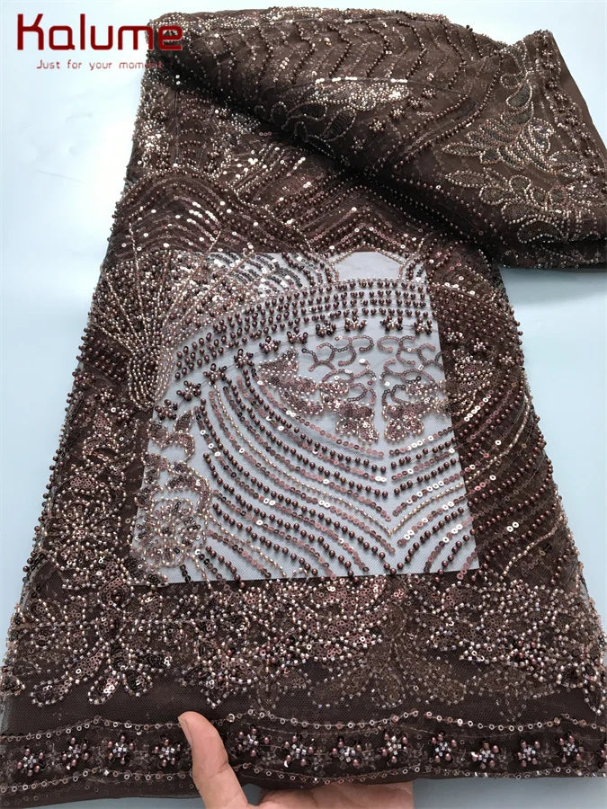 Kalume African Net Lace Fabric