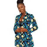 New Ankara Blazers African Wedding Party Short Coat