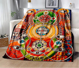 Africa Ethiopian Painting Art Cartoon Blanket