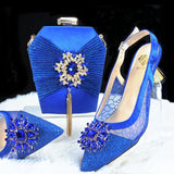 High Quality African Style Ladies Shoes And Bags Set