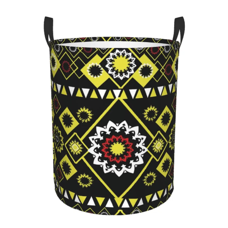 New African Ethnic Style Pattern Laundry Basket