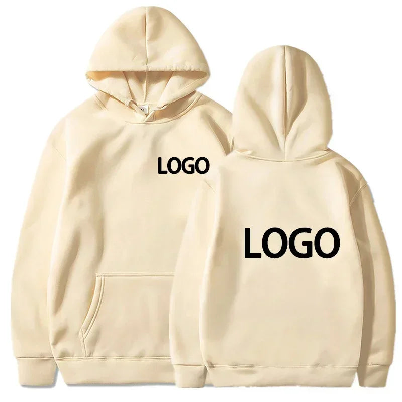 New Loose Custom Logo Pictures and Text Team Casual Clothing