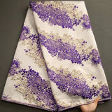 New Latest French Luxury Jacquard Lace Fabric