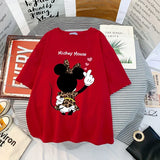 Mickey Anime Blouses Y2k Graphic T Shirts