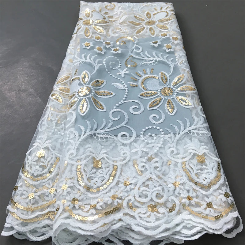 Zhenguiru Latest Embroidery African Lace Fabric