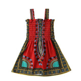 Summer Fashion Style African Children Polyester Printing Dress