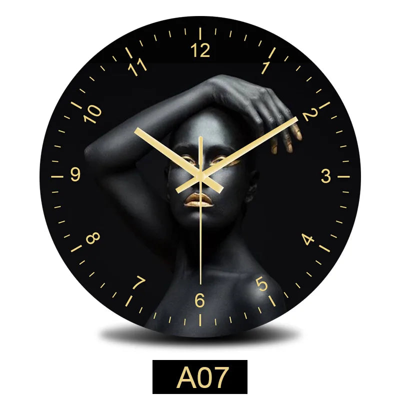 Figure Fashion Silent Quartz Clock