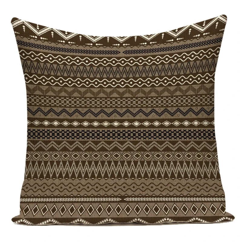 Polyester Boho Style Simple Geometric Decorative Pillows Cushion Cover for Living Room Decoration Pillowcase