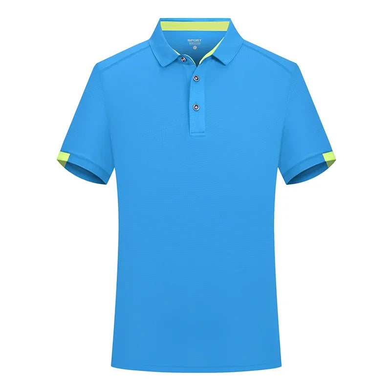 Summer Quick Drying Polos Printed Ice Cooling Shirt