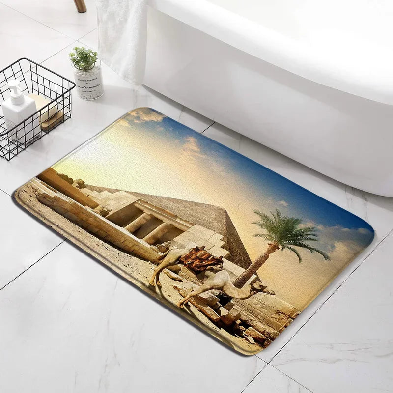 New Vintage Egyptian Bath Mat Set