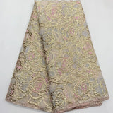 Latest Beautiful brocade jacquard lace fabric