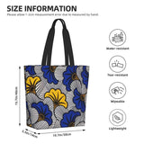 Kawaii Printing Geometric Ankara Pattern Shopping Tote Bags