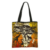 Afro Tribal Ethic Print Shopping Bag