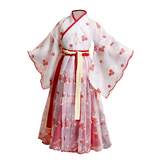 Children Kimono China Traditional Vintage Ethnic Antique Dress