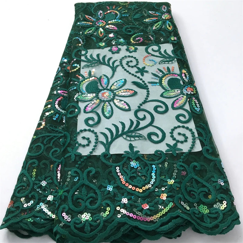 Zhenguiru Latest Embroidery African Lace Fabric