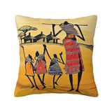 Africa Women Ethnic Style Soft Luxury Pillow Cases