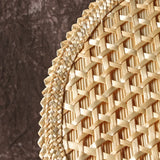 New Hand-Woven Straw Fan