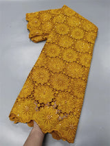 New Beaded African Lace Fabric