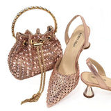 Nigeria Popular Design Ladies Shoes And Bag Set