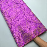 Kalume Jacquard African Gilding Lace Fabric