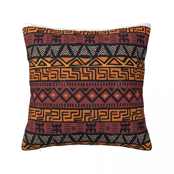 African Tribal Mudcloth Pattern Home Pillow Case