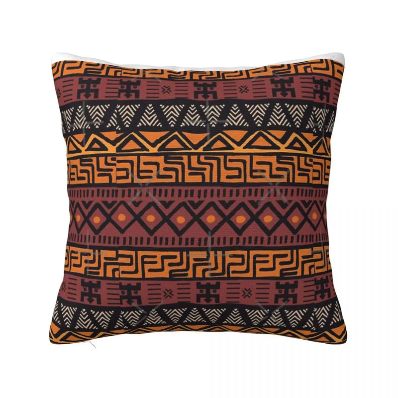 African Tribal Mudcloth Pattern Home Pillow Case