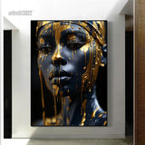 New Golden Radiant African Beauty Art Posters