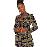 New Ankara Blazers African Wedding Party Short Coat