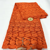 New Arrival African Water Soluble Lace Fabric