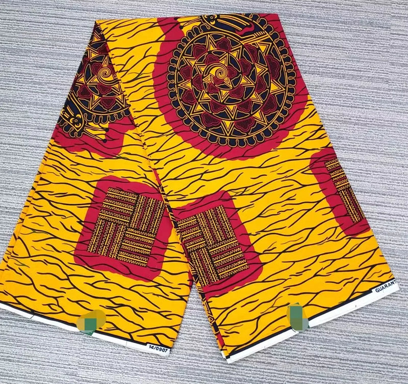 New fashion 100% cotton veritable gold print african real wax