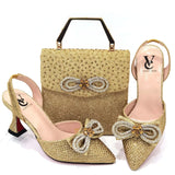 New Arrival Fashion Italian Shoes and Bag Sets