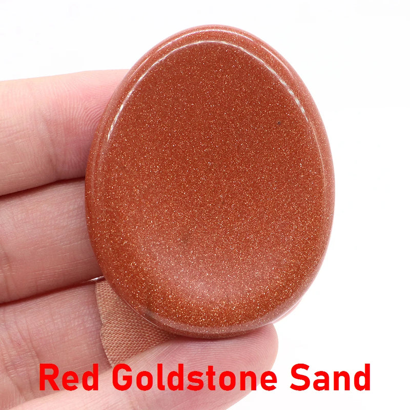 Natural Palm Gemstone Worry Thumb Stone