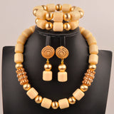 New Artificial Coral Bead Necklace Sets