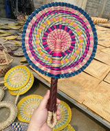 Summer Cooling Grass Handwoven Fan