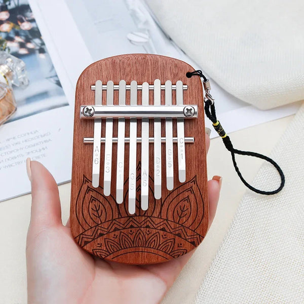 New Wood Mini 8 Key Kalimba African Finger Thumb Piano