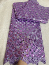 New Guipure sequin pattern Cord Lace Fabric