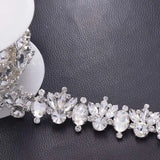 New Luxury Shiny Glass Strass Bridal Dress Belt