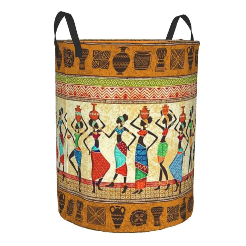 New African Ethnic Style Pattern Laundry Basket