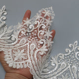 New luxury beaded embroidery lace