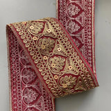 New Red Gold Thread Lace