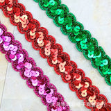 New S-shaped Bead Ribbon Ethnic Dance Costume Accessories