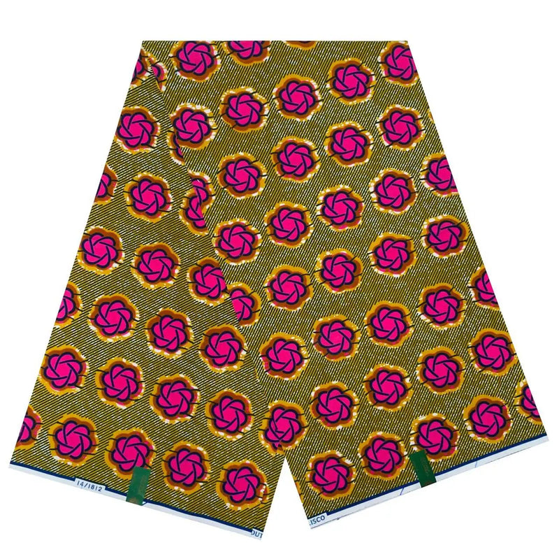 100% cotton Ankara Wax Ghana Fabric