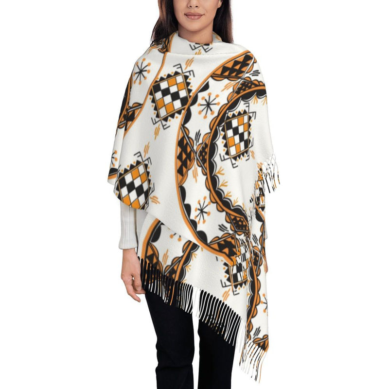 Amazigh Pride Tifinagh Patriotic Kabyle Scarf