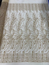 New Luxury Heavy bead African Sequins Lace Fabric